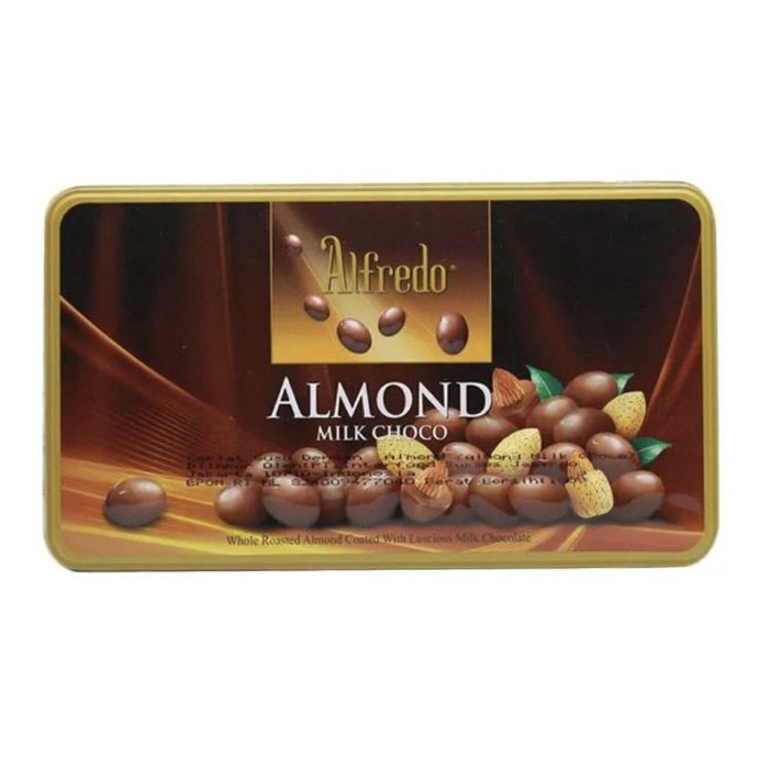 

Cokelat Alfredo Milk Choco Almond - Hazelnut 180 gr