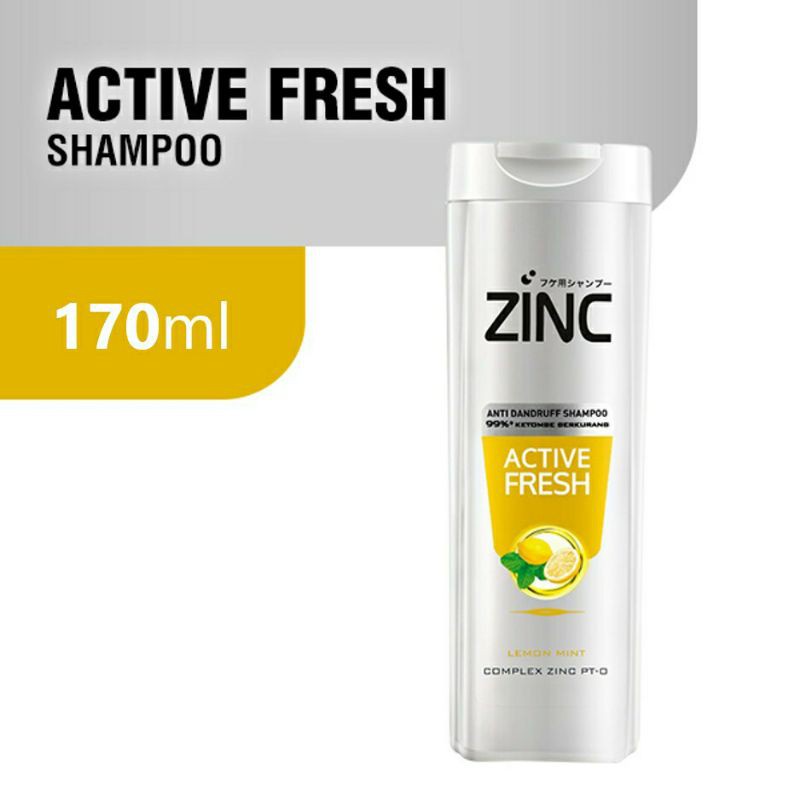 ZINC SHAMPOO 170ml ACTIVE FRESH