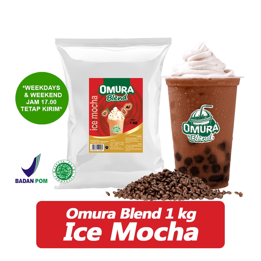 

✨NEW✨ -Bubuk Minuman Rasa Ice Mocha/Es Moka 1 KG Omura Blend- 1.1.23