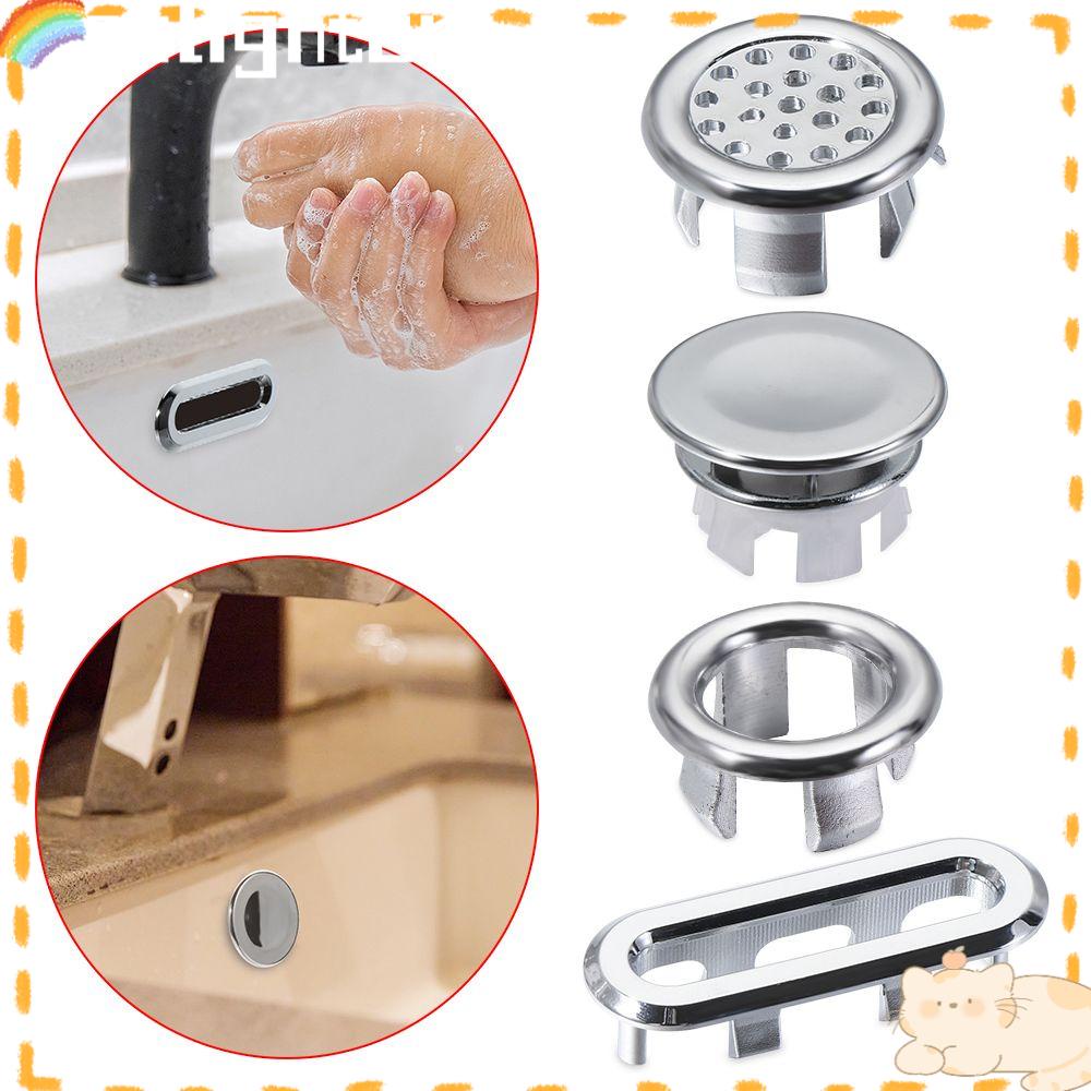 Solighter 1pc Penutup Saluran Air Ganti Aksesoris Plastik Mandi Wastafel Bak Drain Stopper