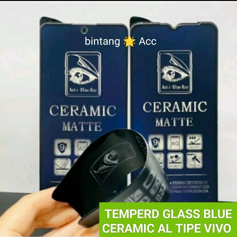Tg Anti Gores Blue Light Al Type Vivo Y35 Temper glass