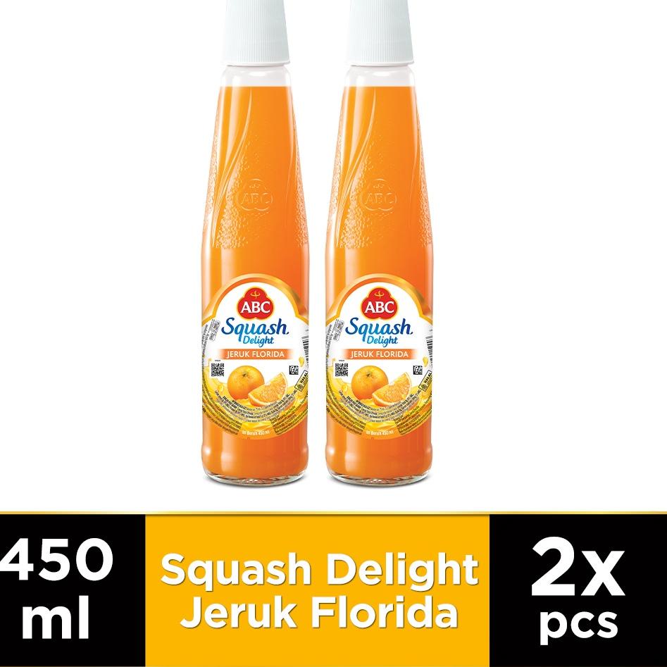 

Q28 ABC Sirup Squash Delight Jeruk Florida 450 ml - Twin Pack TERBAIK こ