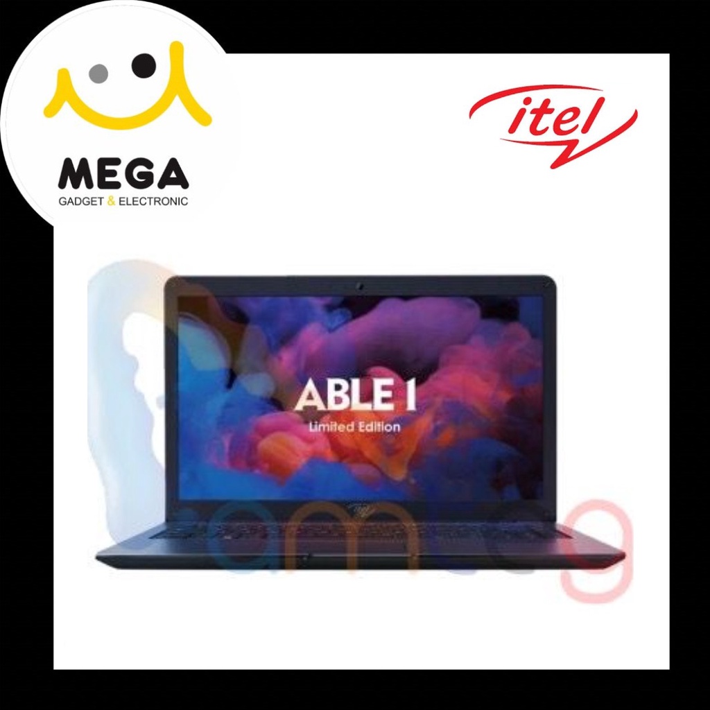 Itel Laptop Able 1 14&quot; Intel Celeron N3350 4GB + 1TB Garansi Resmi Itel Indonesia
