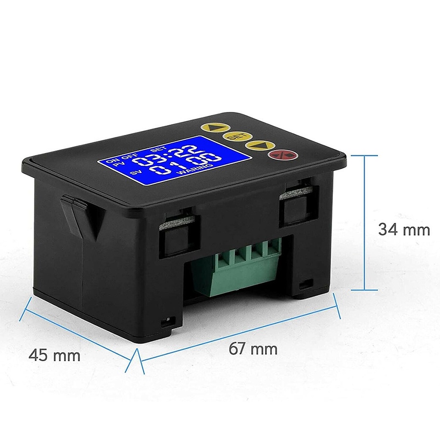 Timer Delay Relay LCD Display Microcomputer Time Control 12V 220V