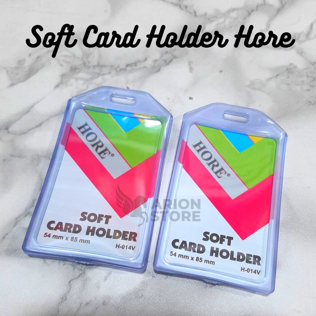 

[ARION STORE] Name Tag / Id Soft Card V Hore H-014 5pcs / Name Tag Silicon [PAX]