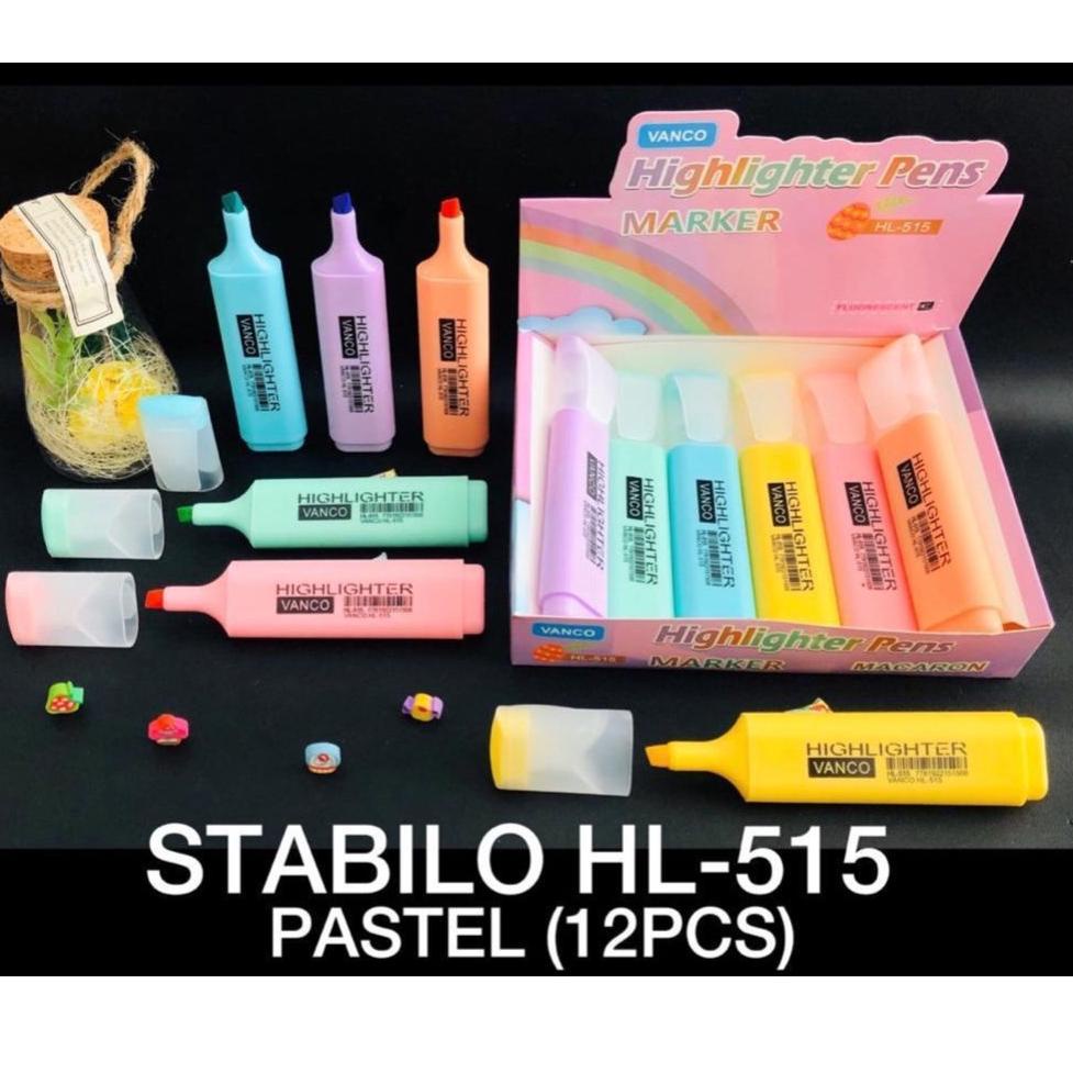 

U37 Stabilo Warna Pastel 1 Pak isi 12 Pcs NEW PRODUCT ☐