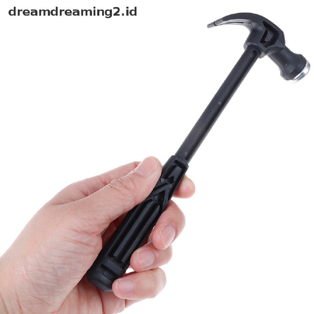 (dream) Gagang Plastik mini claw hammer working nail puncher Alat Palu Besi.