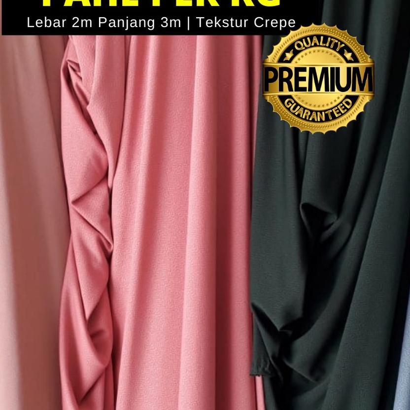 ֍ [BISA COD] LEBAR 1,8 METER KAIN JERSEY CREPE POLOS KILOAN ONLINE MURAH ♙