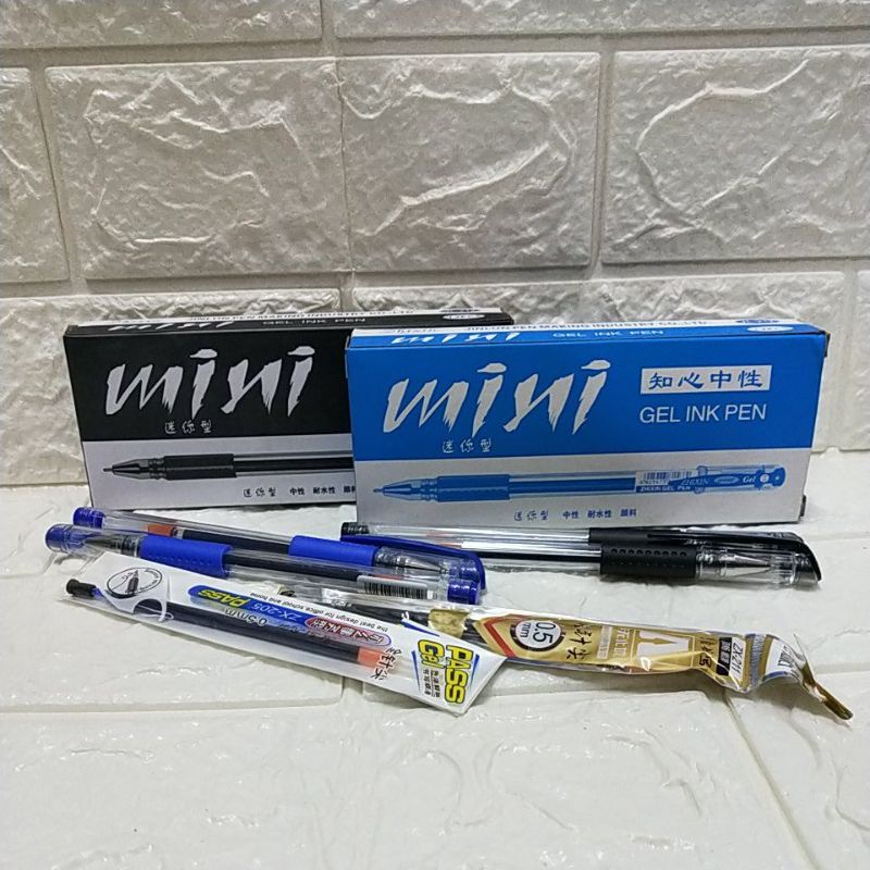 

Pulpen Zhixin Mini Gel (selusin 12 pcs)