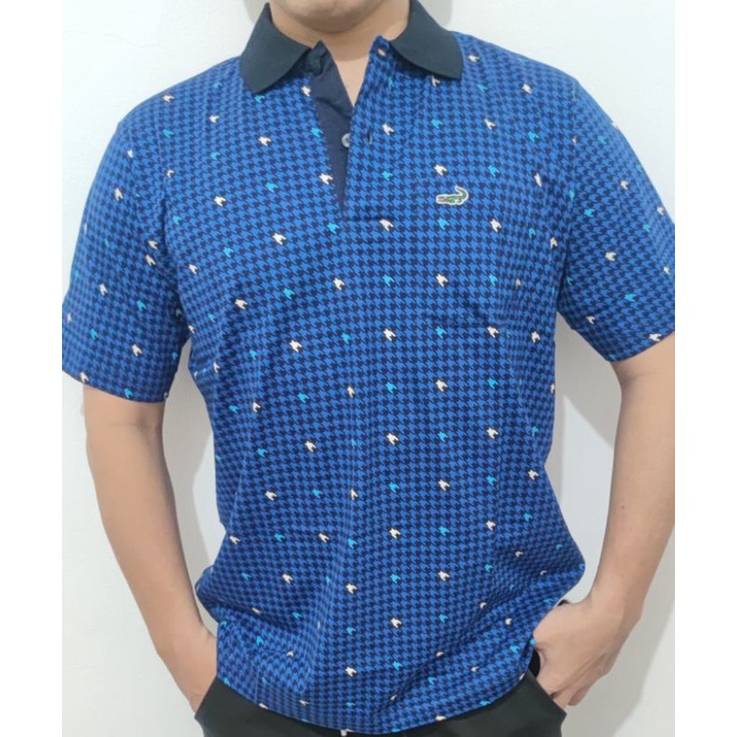 Baju Crocodile Atasan Men Kaos Kerah Polo Pria Motif Katun Krah Wangki Berkualitas Premium Relax Fit