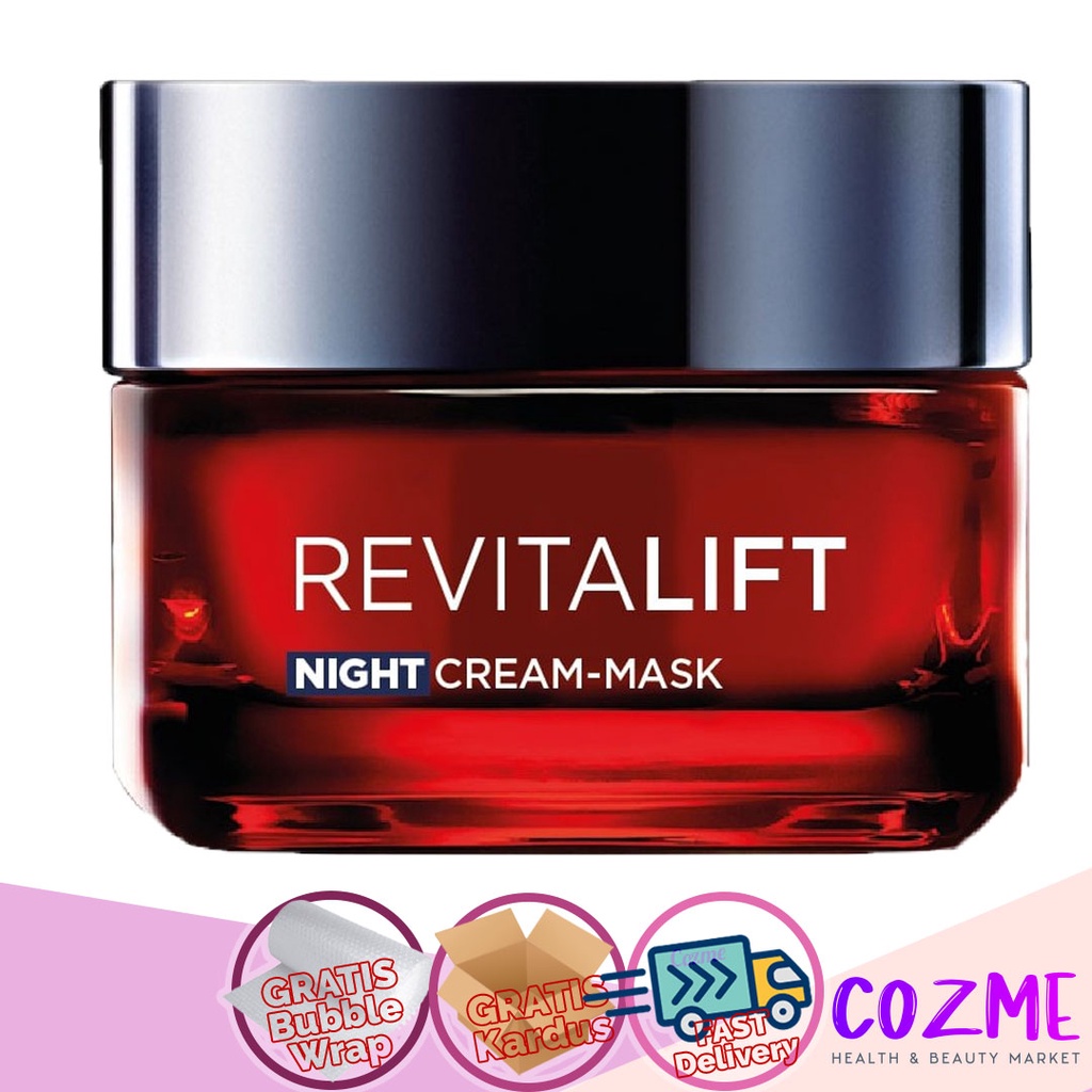 LOREAL PARIS Revitalift Triple Action Night Cream Mask 50mL