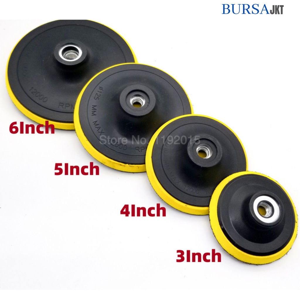 TATAKAN AMPLAS 4 /5 INCH 100 / 125MM ALAT POLES PERTUKANGAN