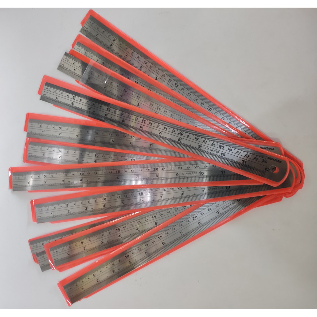 

PENGGARIS BESI STAILESS 30CM