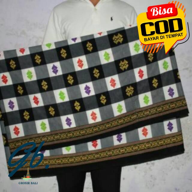 Sarung Kotak Bali Motif Batik Asli