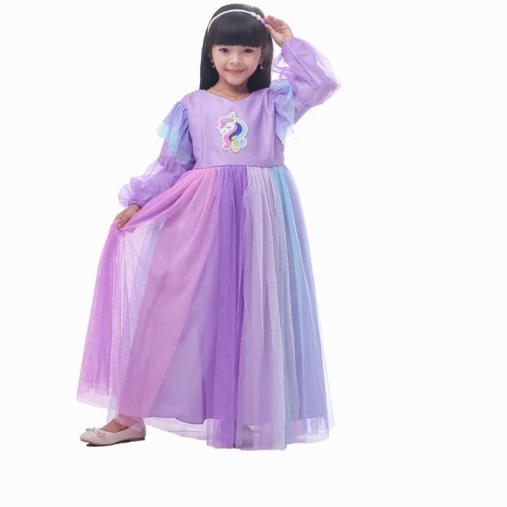 ➢ Gaun pesta anak Dress Pesta Anak Baju pesta anak Perempuan Kuda Pony, Dress Pesta Anak kuda pony d