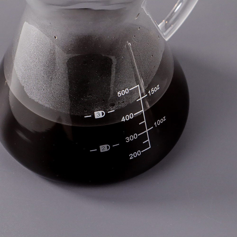 One Two Cups Coffee Maker Pot V60 Teko Kopi 500ml + Filter - YD-KT001