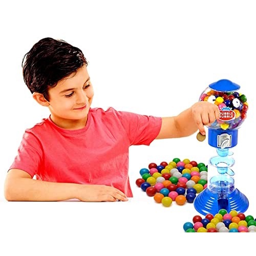 Terlaris Playo 10.5' Gumball Machine For Kids, Spiral Style(Blue)