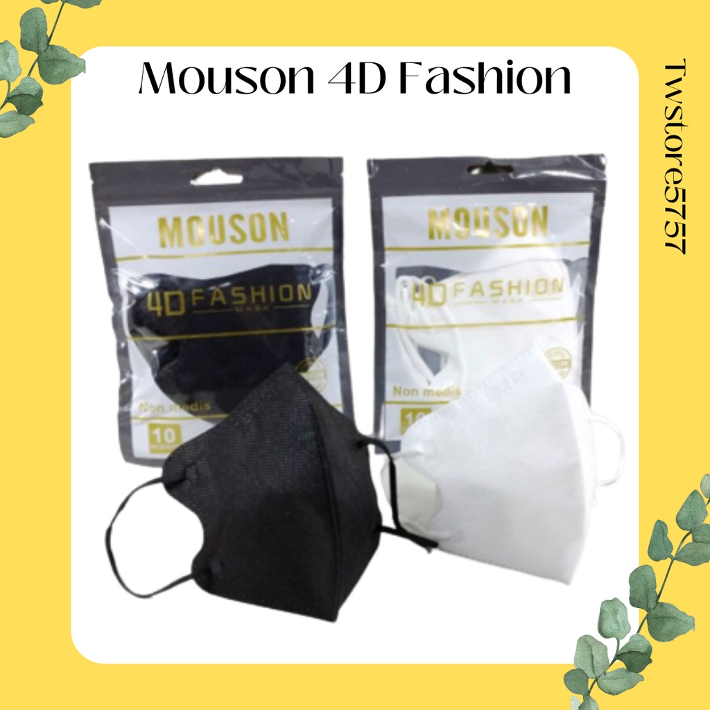 Masker Duckbill Murah 1 pack isi 10 pcs Hitam Putih Warna warni grosir jogja