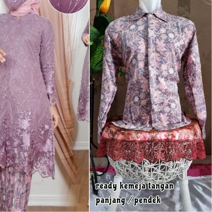 ✽ set couple kebaya tunik BUSUI FRIENDLY kebaya modern set couple kebaya ☑