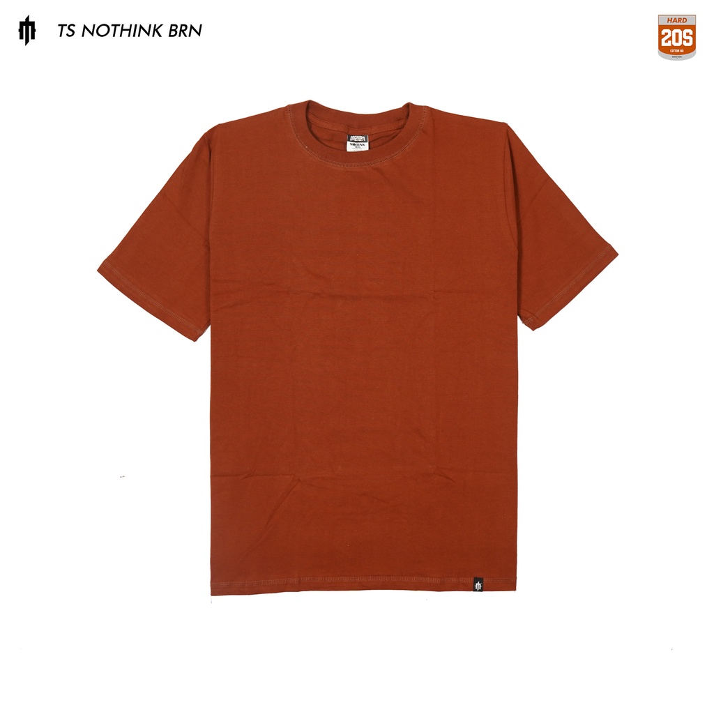 Magnesium137 Kaos Pendek T-shirt - Kode Ts Nothink Brn