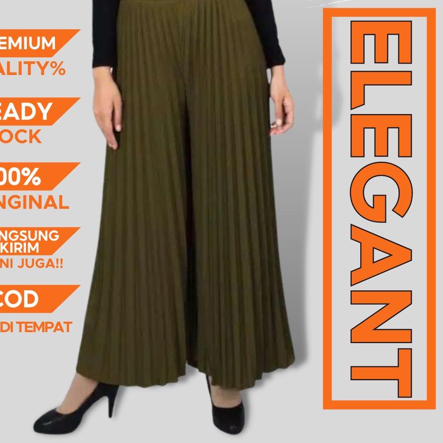 COD - CELANA KULOT WANITA / KULOT PLISKET / KULOT PLISKET / CELANA KULOT 100% HYGET SUPER