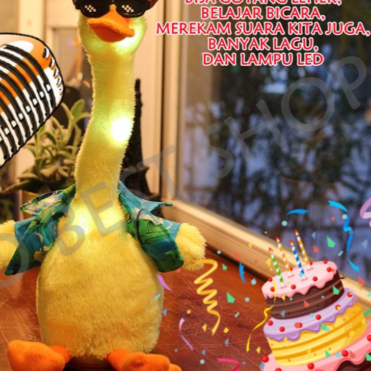 ➣ [TOKO BEST SHOP]Dancing Duck Bebek/Mainan boneka Bebek Duck Goyang Gerak Joget Joged Menari Bentuk