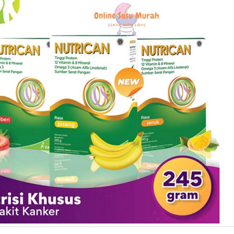

☊ NUTRICAN SUSU TINGGI PROTEIN KHUSUS PASIEN KANKER 245 GRAM ✩
