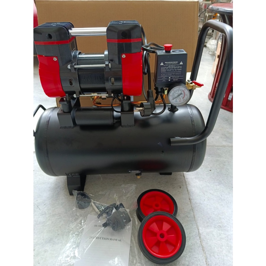 Air Compressor 1.3 Hp 30 Liter 220V Kompresor Angin Listrik Tanpa Oli