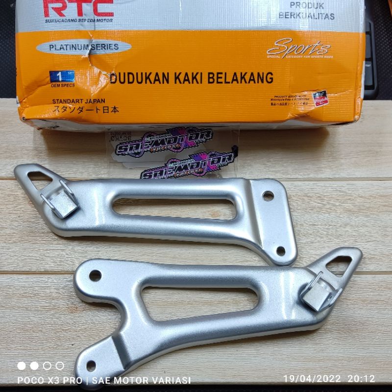 promo cod dudukan footstep belakang RX KING NEW 2007 - 2008 IMPORT | pangkon postep blk RXKING NEW |