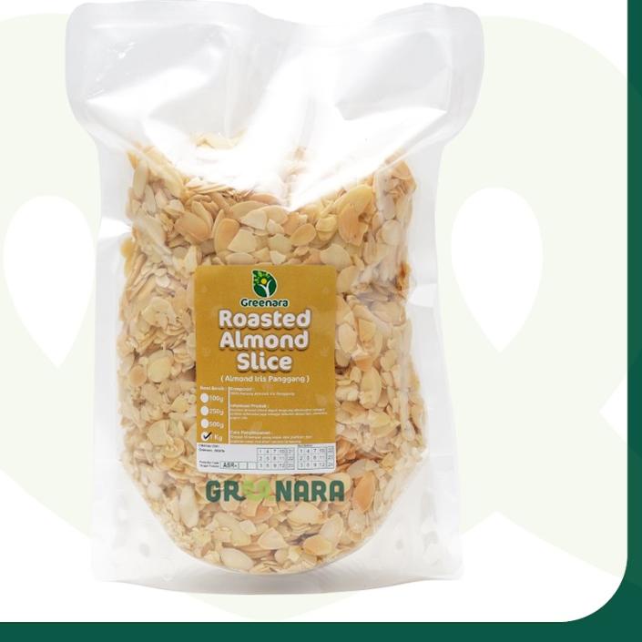 

☛ Roasted Almond Slice 1kg / Almond Slice Panggang 1kg ✿