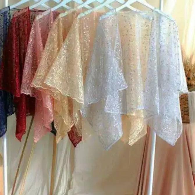 ○ (CHERAS STORE) CAPE  BRUKAT TULLE/CAMARA/ROMPI OUTER ➻