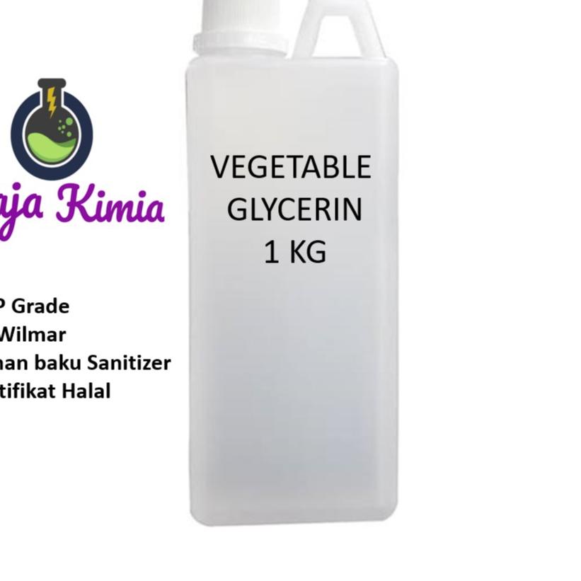 

✨TERBARU✨ VEGETABLE GLYCERIN / VG / GLISERIN / GLISEROL Pharmaceutical Grade - 1 KG 