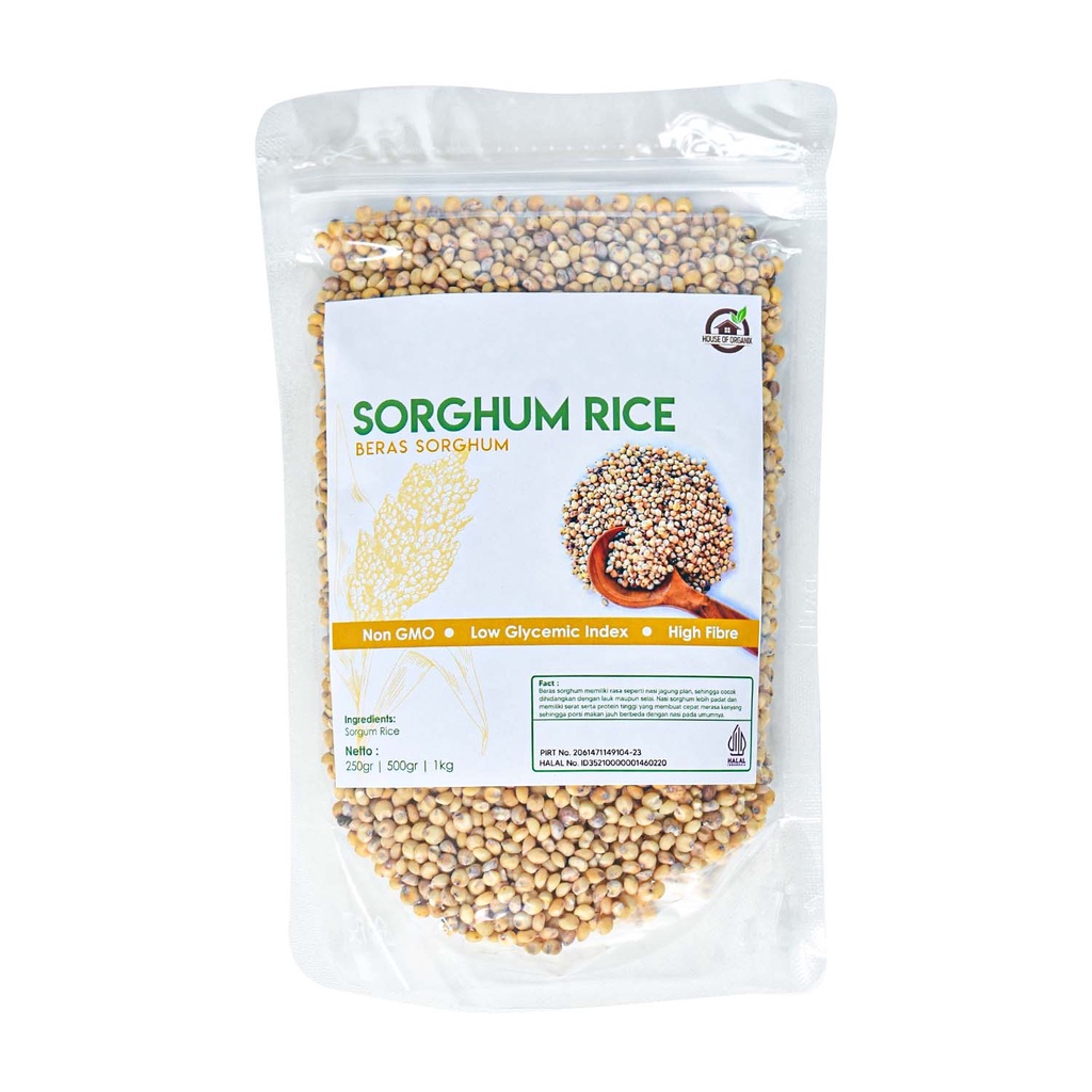 

Sorghum Rice / Beras Sorgum ( Gluten Free ) 250 Gr