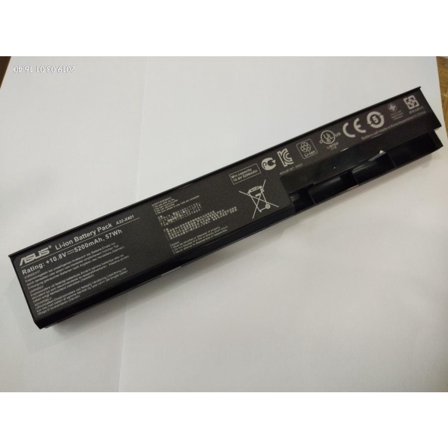 Baterai Original Asus X401 X401A X401U X501 X501A X501U A32-X401 F401