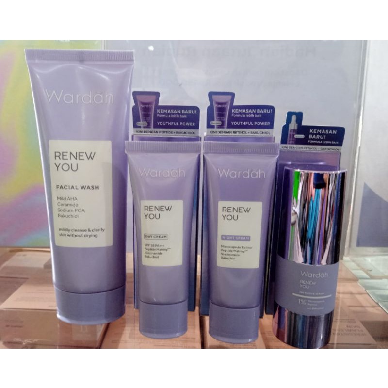 BISA COD!!! Paket Wardah Renew You/ Paket Anti Aging/ Glowing / Cerah