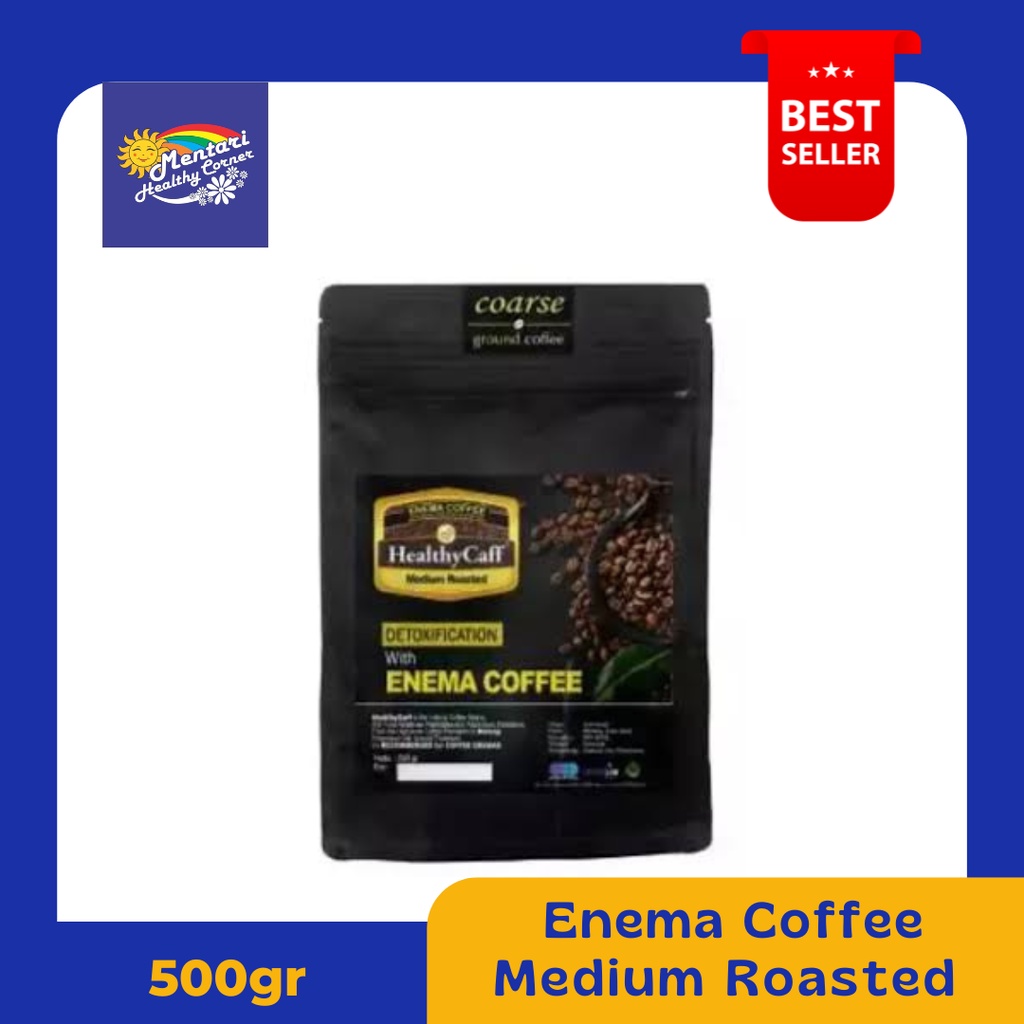 Kopi Enema Organik Medium Roasted Healthy Caff 500gr