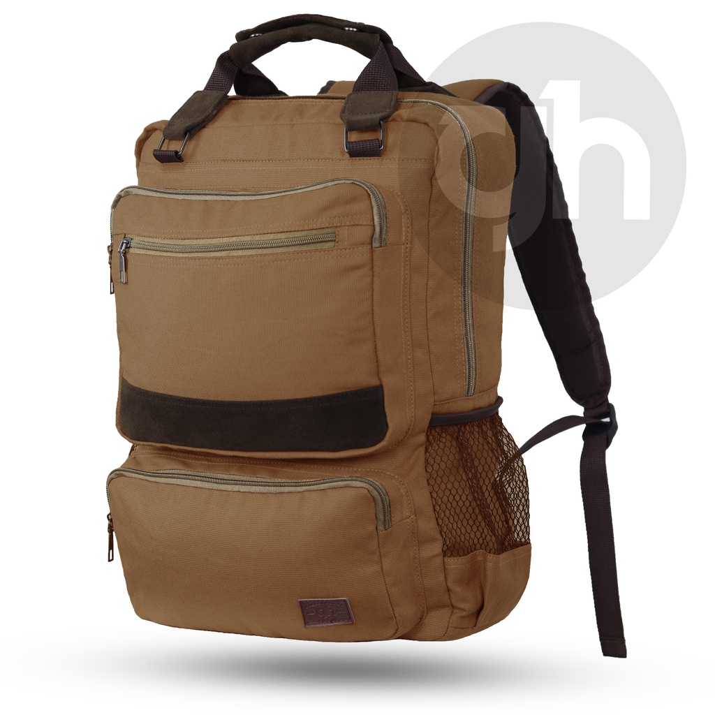 GH-Bag Tas Ransel Pria Wanita Tas Ransel Kanvas Monaco Backpack