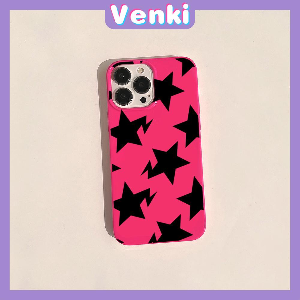 iPhone Case Soft TPU Glossy Pink Candy Case Black Star Camera Protection Shockproof For iPhone 14 13 12 11 Pro Max 7 8 Plus X XR