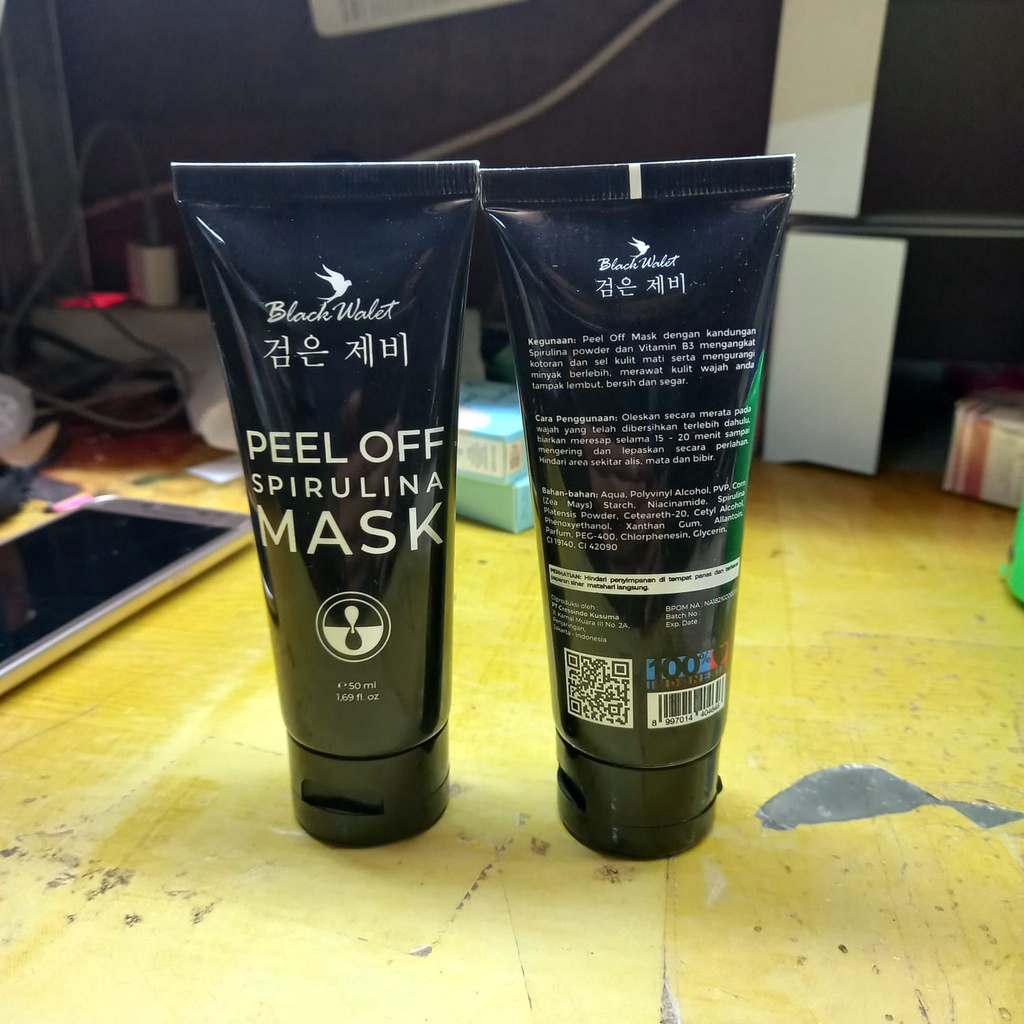 BLACK WALET Peel Off Mask Spirulina 50ml