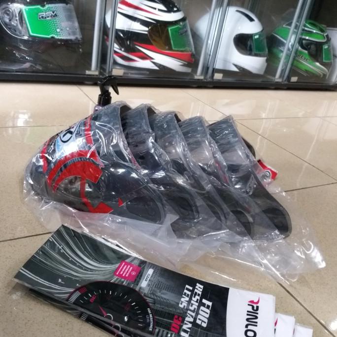 Visor NHK R6 irridium silver anti air