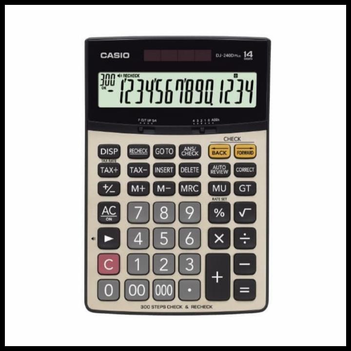 

Casio Dj-240D Plus Check & Correct Kalkulator Calculator Dj 240 D Plus