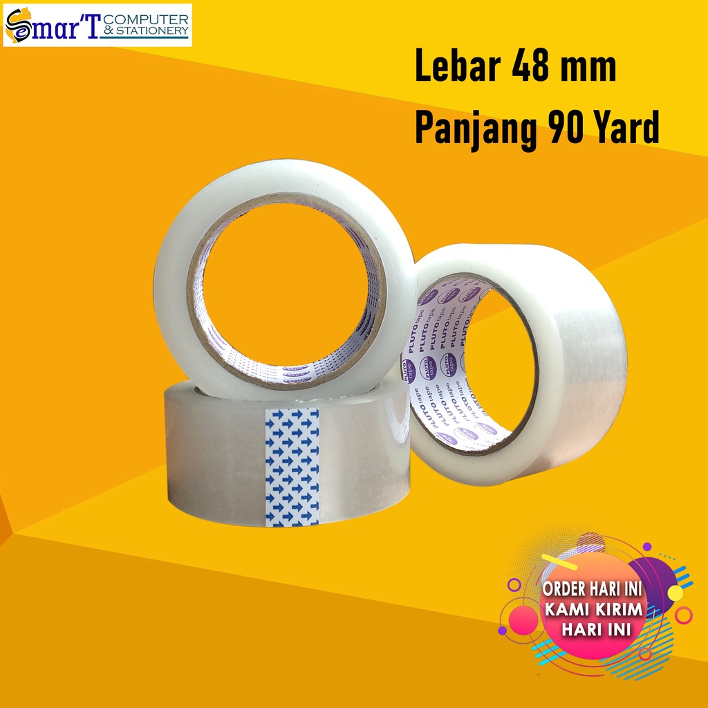 

Lakban Bening / Lakban Packing 48mm x 100 Yard Harga Ecer