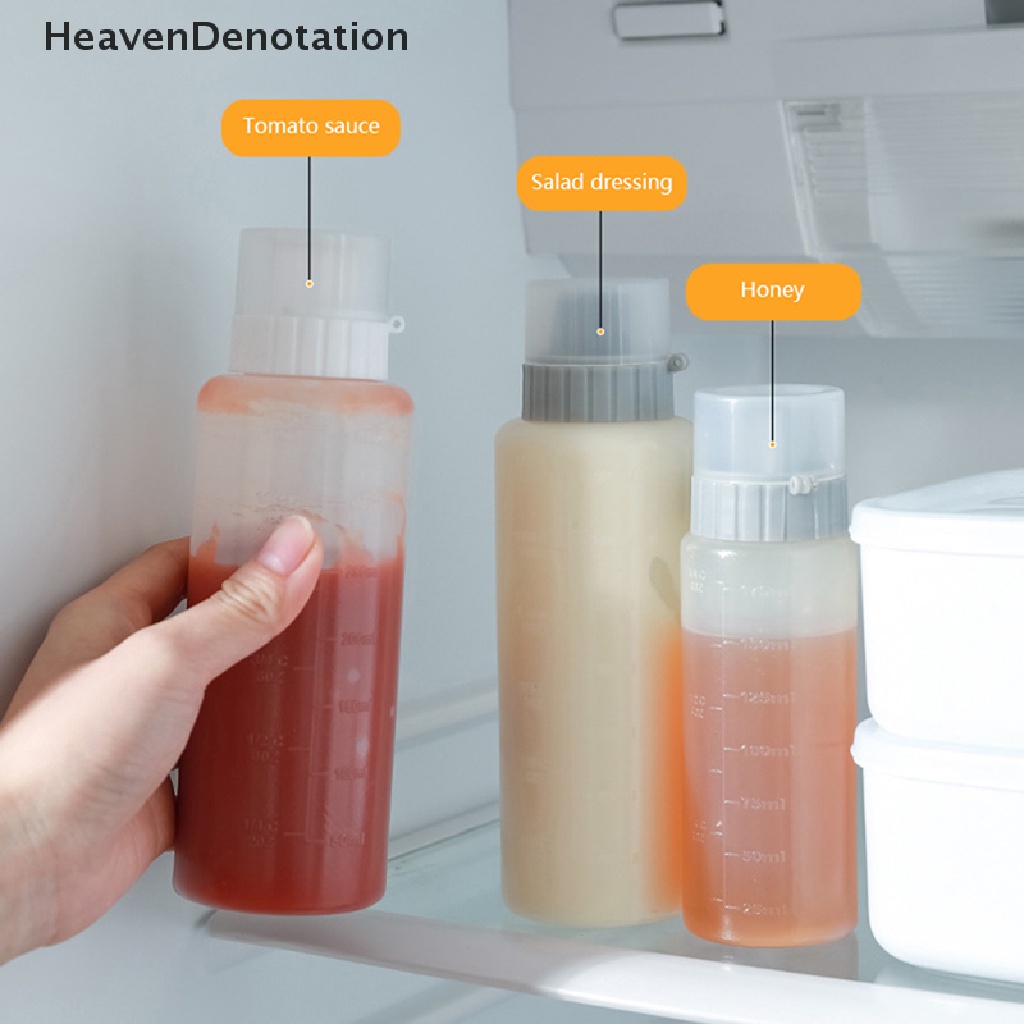 [HeavenDenotation] 1Pc 350 / 175ml 5 Hole Condiment Squeeze Bottles Ketchup Mustard Squeeze Bottle HDV