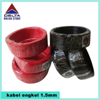 Kabel engkel listrik tunggal 1.5mm pvc 1 roll