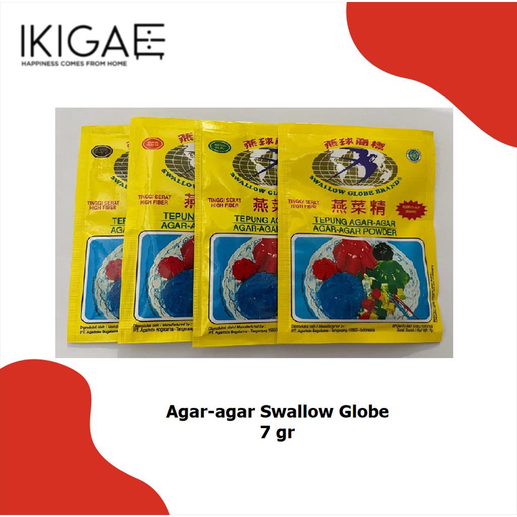 Agar agar Swallow Globe Brand 7 gr