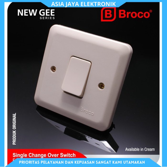 Broco 5163-11 New Gee Saklar Engkel Single Change Over Switch