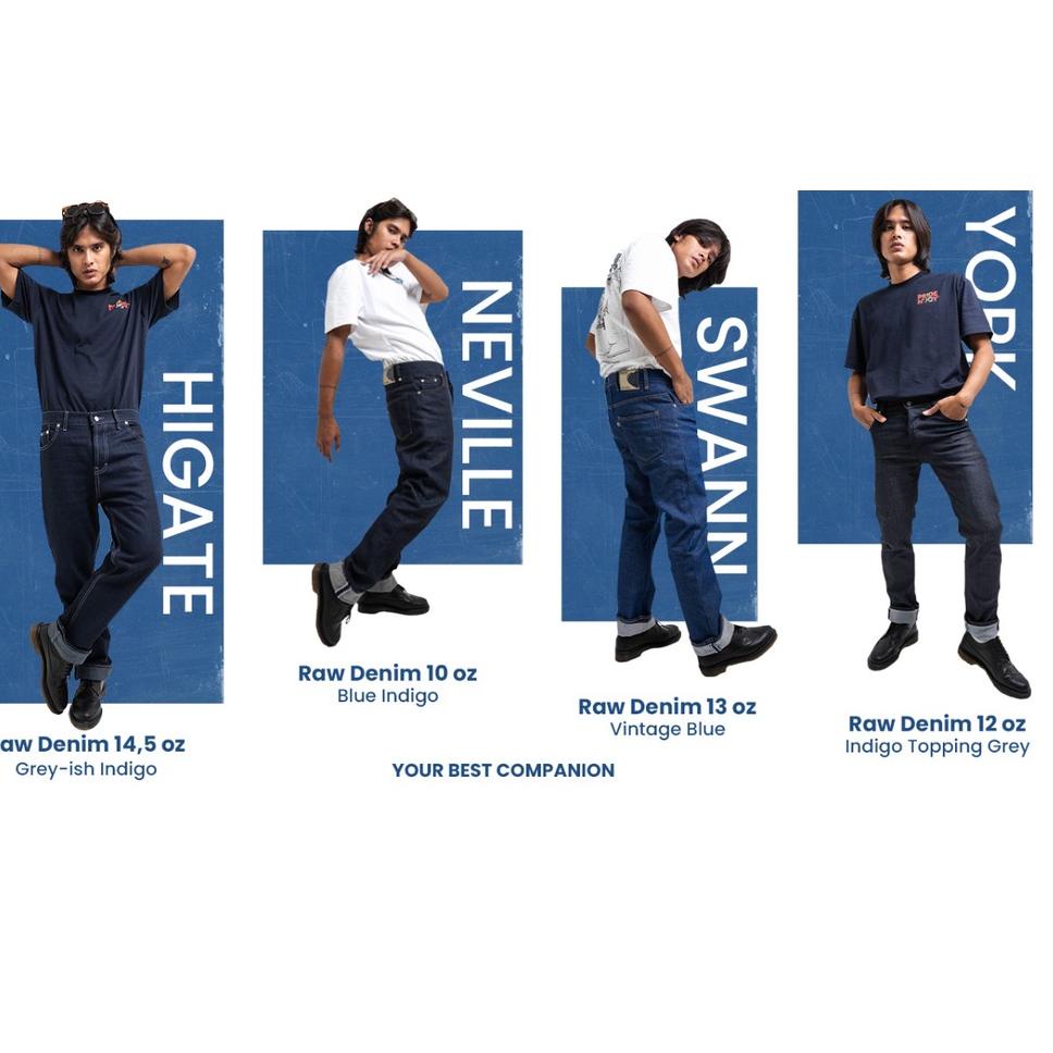 RECOMENDED Pride N Joy - Celana Jeans Raw Denim Collection