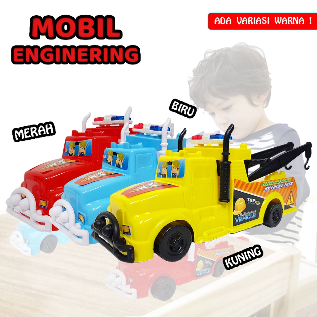 Mainan Mobil-Mobilan Tarik  Enginering Vehicle Toys LT112 JSP