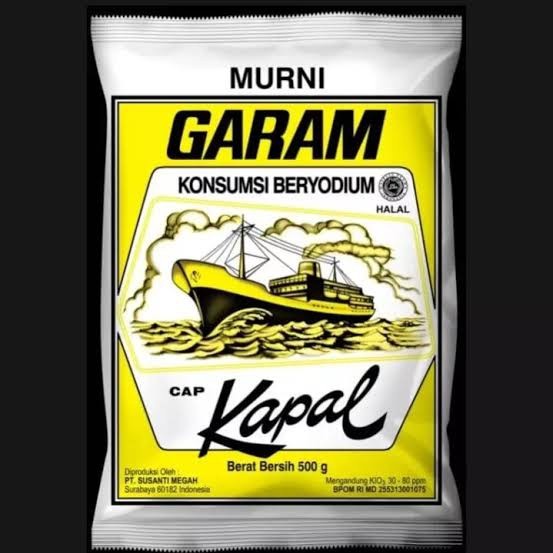 

Garam Cap Kapal beryodium 250g