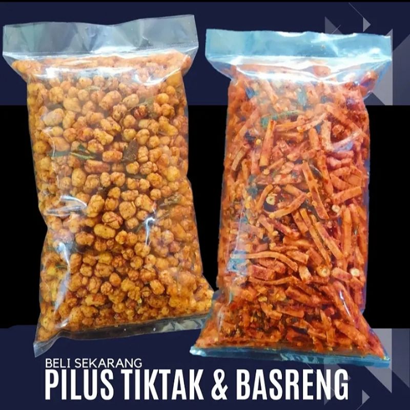 

cemilan basreng pedas daun jeruk mix pilus cikur pedas 1kg